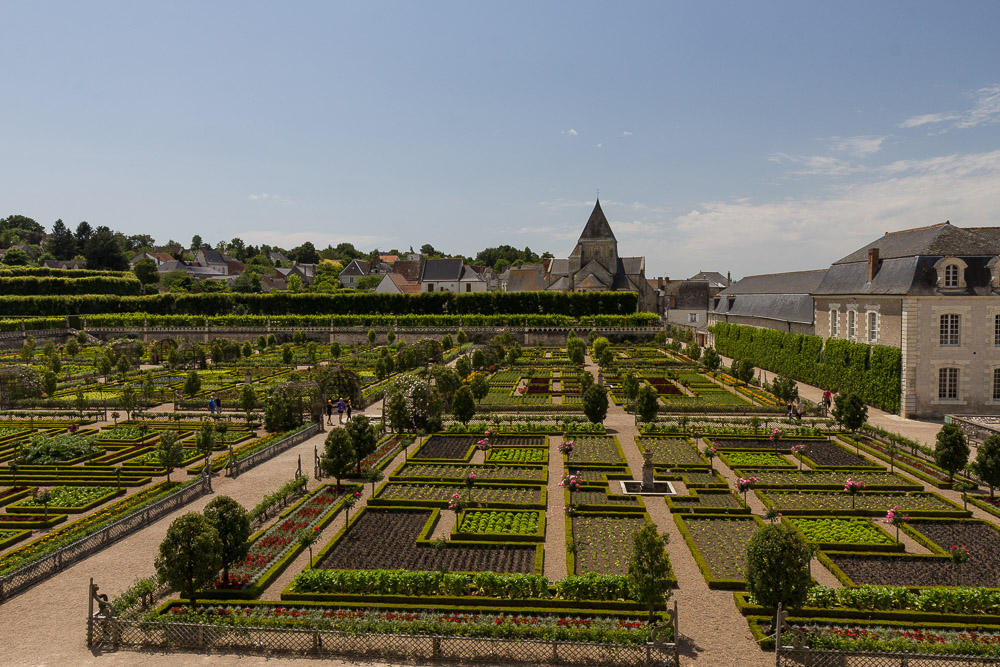 Сады у замка Вилландри (Château de Villandry), Франция © Татьяна Гладченко, 2014
