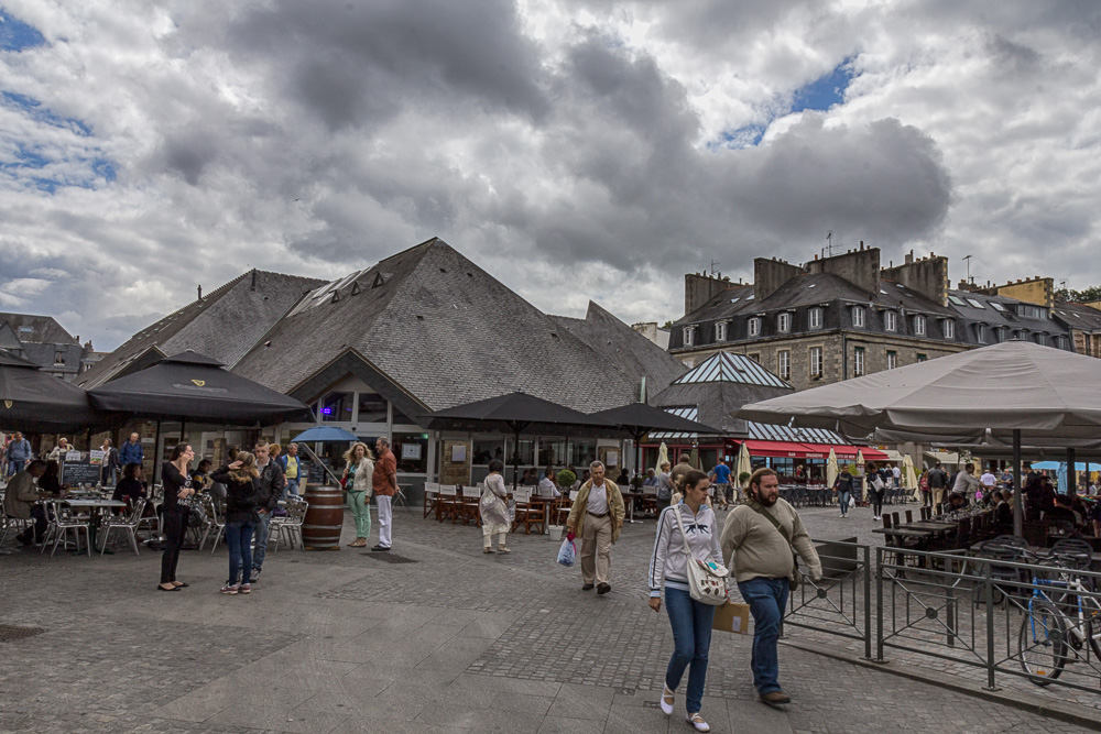 Крытый рынок Сен-Франциска в Кемпере (Halles Saint-François, Quimper) © Татьяна Гладченко, 2014